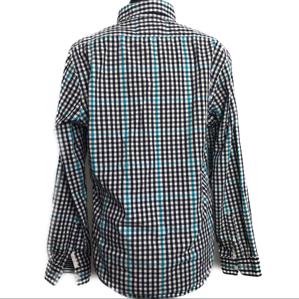 Express | Multicolor Check Button Down Shirt | L - image 3